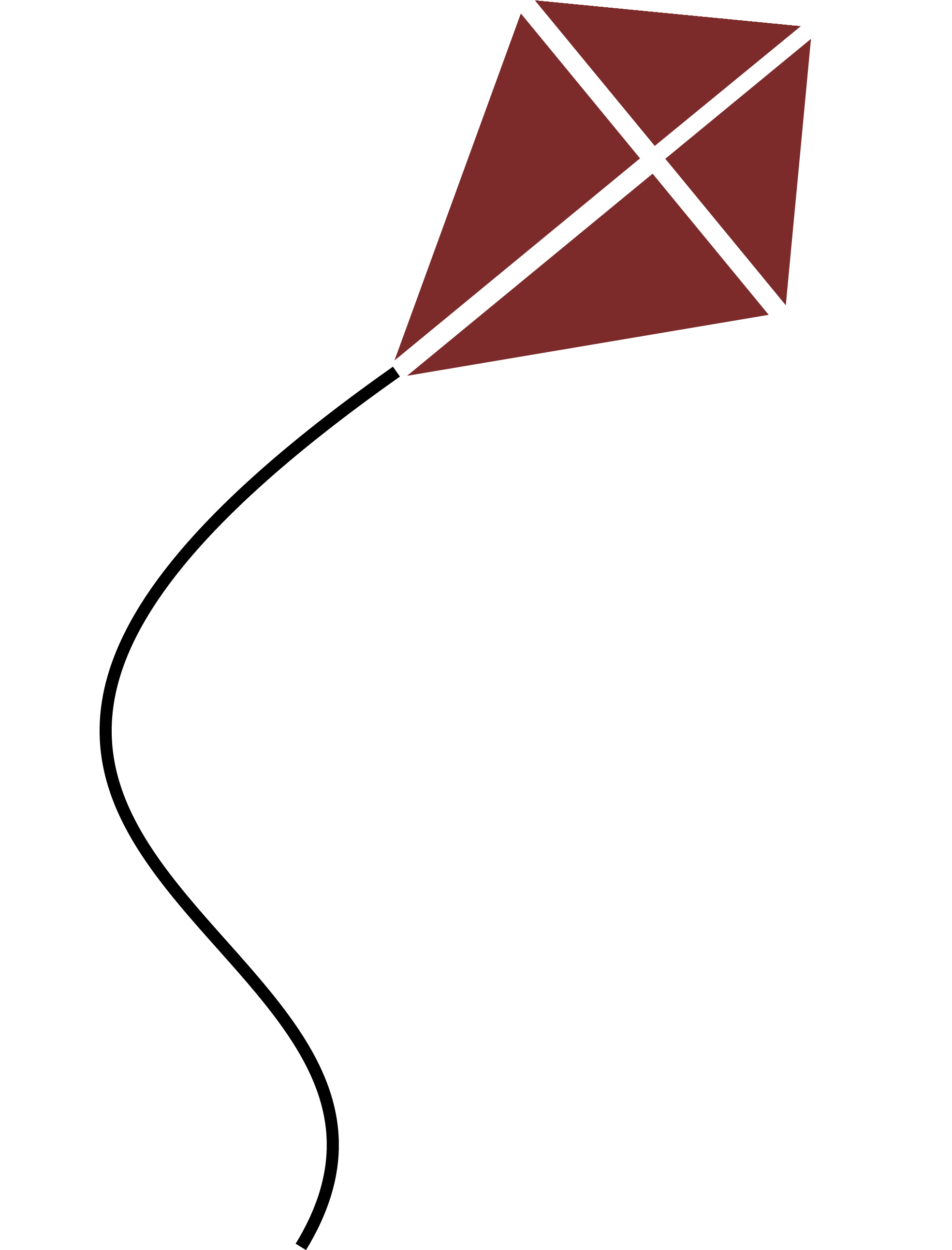 kite logo black tail