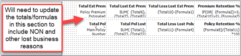 Applied Epic's Retention Report's Calculation