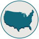 map of us icon